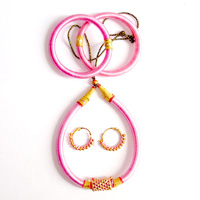 indian thread necklace